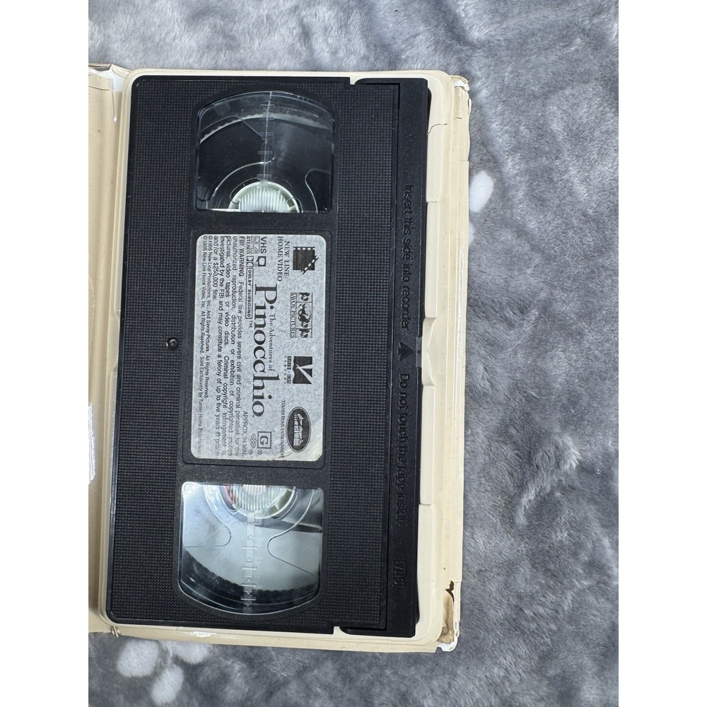 Walt Disney's Pinocchio VHS Masterpiece Collection Movie - Picture 3 of 3